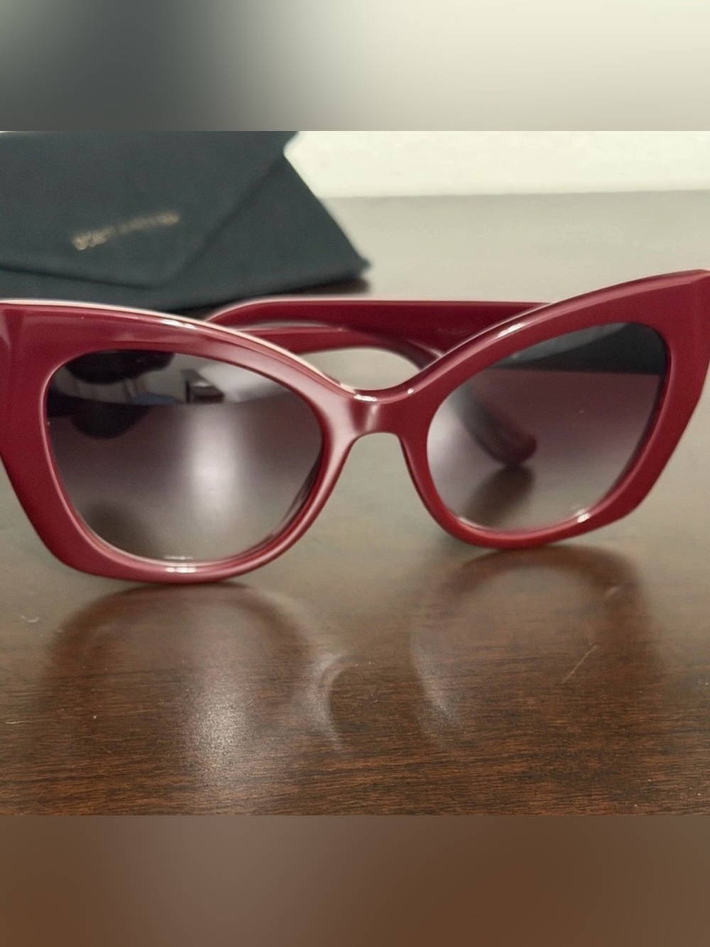 Dolce & Gabbana Red Cat-Eye Sunglasses for Women  DG4349F-32068G-54
